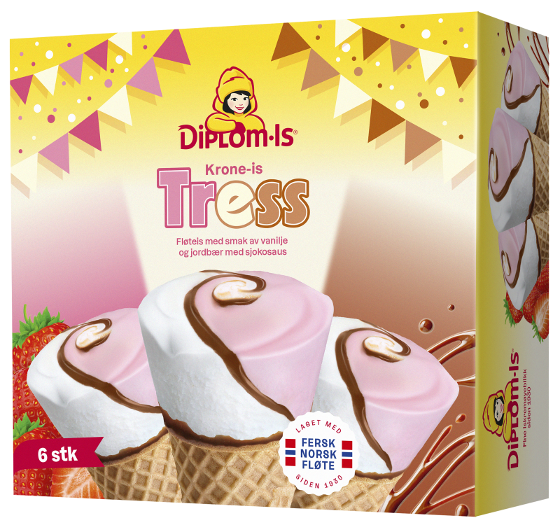 Krone-is Tress 6 stk