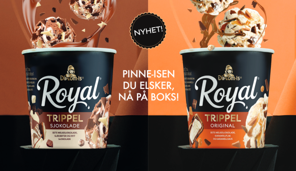 Royal Trippel Sjokolade og Royal Trippel Original