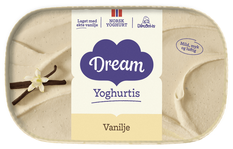 Dream Yoghurtis Vanilje 640ml