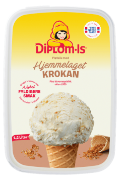 Diplom-is Hjemmelaget Krokan 1,2l