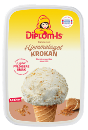 Diplom-is Hjemmelaget Krokan 1,2l