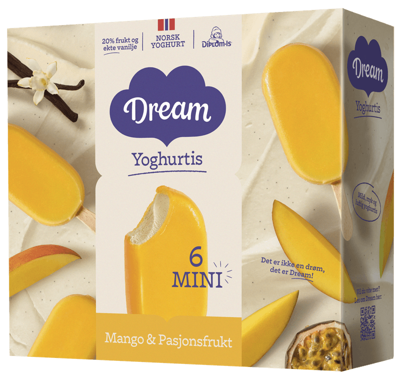 Dream Mango & Pasjonsfrukt Mini 6 stk