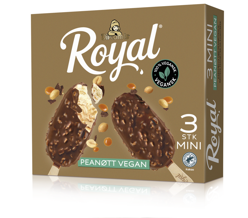 Royal Peanøtt vegan 3 stk